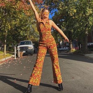 Miracle eye retro jumpsuit